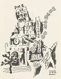Untitled (Geneve) by M. F. Husain, Pen and ink on paper, sold Mar 2015