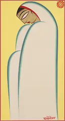 Untitled by Jamini Roy, Gouache on paper board, sold Mar 2015