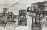Untitled by Ram Kumar, Watercolour on paper pasted on board, sold Mar 2015