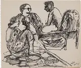 Untitled by Bhupen Khakhar, Sketchpen on paper, sold Mar 2015