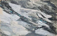 Untitled by Ram Kumar, Acrylic on paper pasted on board, sold Mar 2015