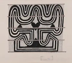 Untitled by Prabhakar Barwe, Gouache, pen and ink on paper, sold Mar 2015