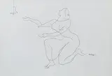 Untitled by K. K. Hebbar, Ink on paper, offered Mar 2015