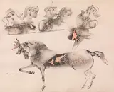 Untitled by Sakti Burman, Watercolour on paper, sold Mar 2015