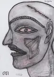 Untitled by Jogen Chowdhury, Dry Pastel on paper pasted on board, offered Mar 2015