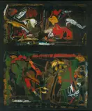 Untitled by S. H. Raza, Acrylic on canvas, offered Jun 2015