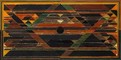 Earth by S. H. Raza, Acrylic on canvas, sold Jun 2015