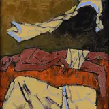 Untitled by M. F. Husain, Acrylic on canvas, offered Jun 2015
