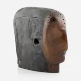 Lady Head with Hole by Himmat Shah, Bronze, sold Jun 2015