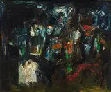 Untitled by S. H. Raza, Oil on canvas, sold Jun 2015