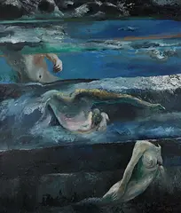 Untitled by Bikash Bhattacharjee, Oil on canvas, offered Jun 2015