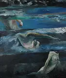Untitled by Bikash Bhattacharjee, Oil on canvas, offered Jun 2015