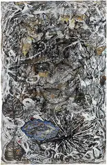 Untitled by Jayashree Chakravarty, Oil and acrylic on paper pasted on board, sold Jun 2015