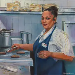 Untitled by Barbara Fracchia, oil on canvas, sold Mar 2026