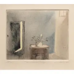 Untitled by Joseph Goldyne, monotype, sold Mar 2026