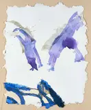 Yo No Se", 1984 by John-Franklin Koenig, acrylique sur papier, sold Feb 2024