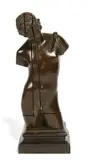 David dans le Soi by Arman, 1997, Bronze découpé et soudé à patine brune, sold Feb 2024