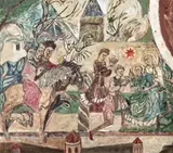 L’Adoration des mages by Max Jacob, 1943, Gouache sur papier, sold Apr 2024