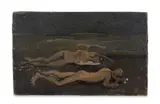 Les naufragés by Eugene Berman, 1929, Huile sur toile, sold Apr 2024