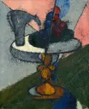 Nature morte by Jean Crotti, Huile sur toile, sold Apr 2024