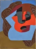 Composition by Luigi Colombo dit Fillia, Gouache sur papier, sold Apr 2024