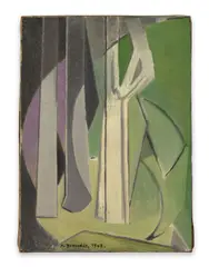 Les arbres blancs by André Beaudin, 1942, Huile sur toile, sold Apr 2024