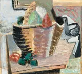 Nature morte by Roger Bissière, Gouache sur papier, sold Apr 2024