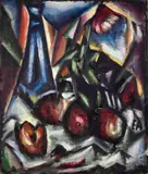 Nature morte aux pommes by Egon Adler, Huile sur toile, sold Apr 2024