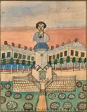 Ensemble de trois oeuvres sur papier by Nikifor Krynicki, Aquarelle sur papier, sold Apr 2024