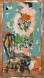 Femme à la chaise by Jean Puni dit Pougny, circa 1940, Huile sur toile marouflée sur panneau, sold Apr 2024