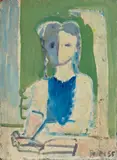 Sans titre by Francisco Bores, 1955, Huile sur panneau, sold Apr 2024