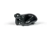 La grenouillière by Antoniucci Volti, circa 1980, Bronze à patine noir nuancée bleu, sold Apr 2024