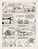 Achille Talon - Tome 27 by Greg, Encre de Chine, crayon de papier et crayon bleu, sold Apr 2024