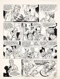 Luc Orient - Tome 9 by Eddy Paape, Encre de Chine sur carton, sold Apr 2024