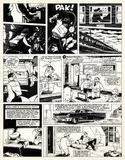 Gomina - Tome 2 by Ben Radis, Encre de Chine, gouache correctrice et collage, sold Apr 2024