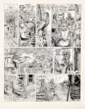 Durango - Tome 2 by Yves Swolfs, Encre de Chine, crayon et gouache correctrice sur papier, sold Apr 2024