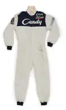 Combinaison de course - Sans réserve - No reserve by Jean-Pierre Jarier, Tyrrell, Saison, Season 1979 Tyrrell Jean-Pierre Jarier Stand 21 racing suit ; used condition, sold Feb 2024