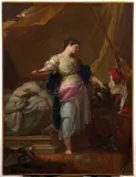 Judith et Holopherne by Corrado Giaquinto, Huile sur toile, sold Mar 2024