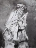 Untitled by Krishen Khanna, Oil on canvas, sold Dec 2014