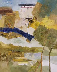 Untitled by Ram Kumar, Oil on canvas, offered Dec 2014