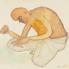 Untitled by Jogen Chowdhury, Watercolour and ink on paper, offered Dec 2014