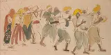 Untitled by K. K. Hebbar, Watercolour on paper, sold Dec 2014