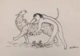 Untitled by Manjit Bawa, Pen and ink on paper, offered Dec 2014