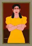 Untitled by Lalu Prasad Shaw, Gouache on paper, offered Dec 2014
