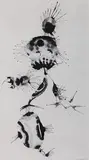 Untitled by Jagdish Swaminathan, Ink on paper, sold Dec 2014