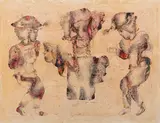 Untitled by Sakti Burman, Watercolour on paper, sold Dec 2014