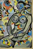 Untitled (Nude) by F. N. Souza, Gouache on paper, sold Jun 2014