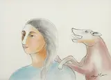 Untitled by Manjit Bawa, Pastel on paper, sold Jun 2014