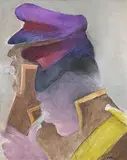 Untitled by Krishen Khanna, Oil on canvas, sold Jun 2014