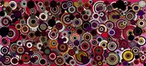 I Never Saw You For What You Really Are by Bharti Kher, Metallic paint and bindis on board, offered Jun 2014